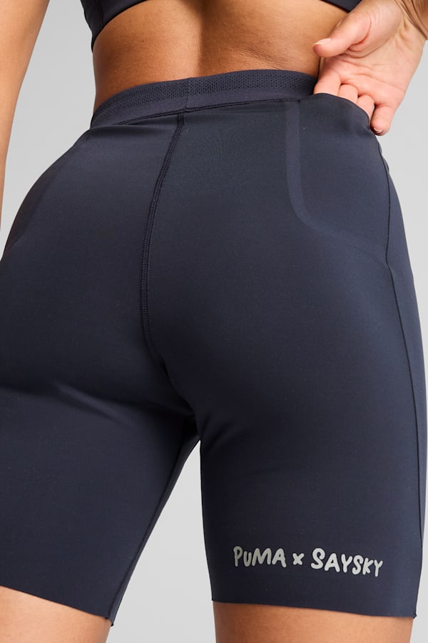 PUMA x SAYSKY 7" Short Tights Women, New Navy, extralarge